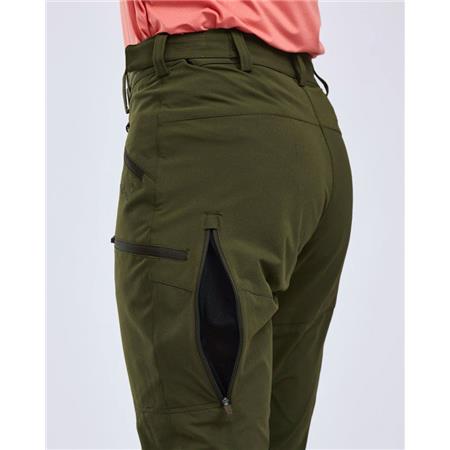 PANTALONE DONNA PINEWOOD ABISKO LIGHT STRETCH - MOSS GREEN/MOSS GREEN