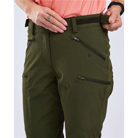 PANTALONE DONNA PINEWOOD ABISKO LIGHT STRETCH - MOSS GREEN/MOSS GREEN