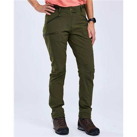 PANTALONE DONNA PINEWOOD ABISKO LIGHT STRETCH - MOSS GREEN/MOSS GREEN