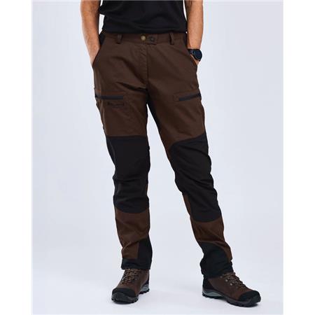 PANTALONE DONNA PINEWOOD CARIBOU TC - MARRON/NOIR