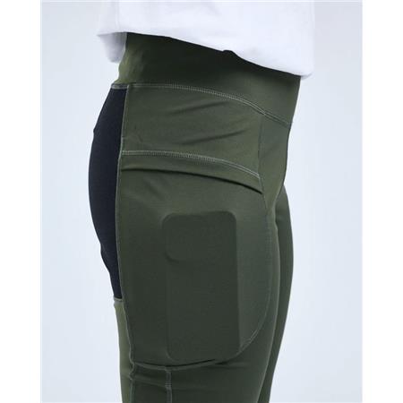 PANTALONE DONNA PINEWOOD FINNVEDEN ACT COLLANT - MOSS GREEN