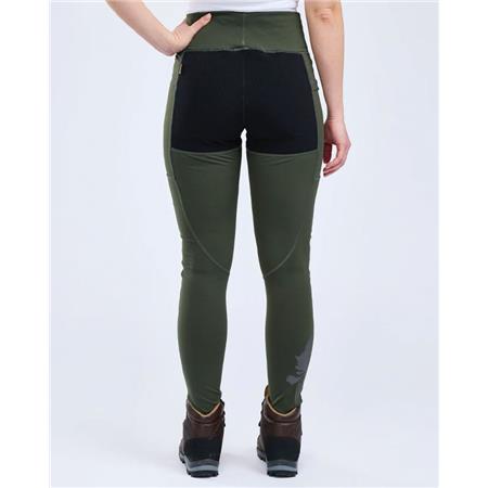 PANTALONE DONNA PINEWOOD FINNVEDEN ACT COLLANT - MOSS GREEN