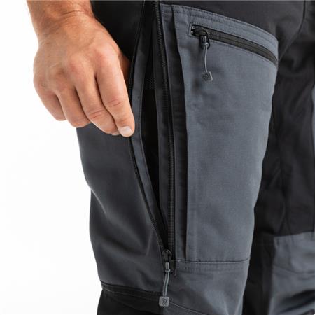 PANTALONE UOMO ADVENTER & FISHING IMPREGNATED TROUSERS - GRIGIO/NERO