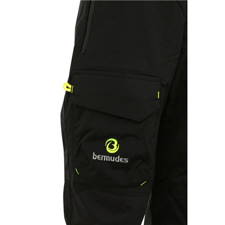 PANTALONE UOMO BERMUDES INSHORE OP10K - NERO/GRIGIO SCURO