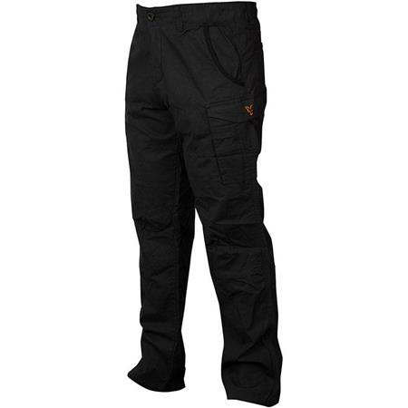 Pantalone Uomo Fox Collection Black & Orange Combat Trousers - Nero
