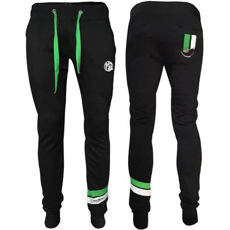 Pantalone Uomo Hot Spot Design Hs With Piquet Stripes Green - Nero