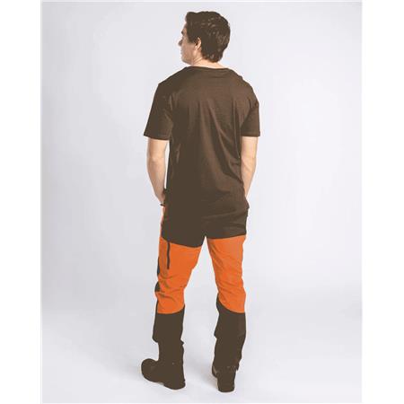 PANTALONE UOMO PINEWOOD ABISKO BRENTON - ORANGE/VERT