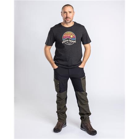 PANTALONE UOMO PINEWOOD FINNVEDEN TRAIL HYBR - NOIR/VERT