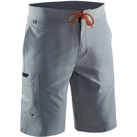Pantalones Cortos Para Hombre Grundéns Fish Head Board Short - Gris