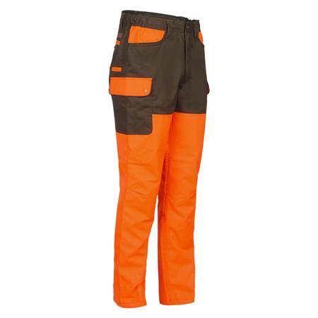 Pantaloni Da Fondo Uomo - Cachi/Arancione Percussion Roncier Tradition - Kaki/Orange