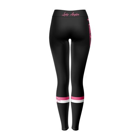 PANTALONI DONNA HOT SPOT DESIGN LEGGINGS LADY ANGLER STRIPED - NOIR