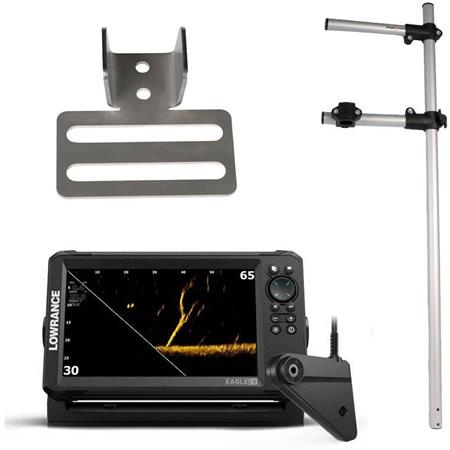 Paquete Lowrance Eagle Eye 9 Live + Perche De Sonde Live Basic + Platine Basse De Sonde Pike’N Bass
