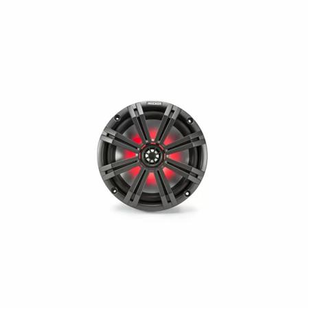 PAR DE ALTAVOCES DE 8'' KICKER AVEC GRILLES BLANCHES ET NOIRES