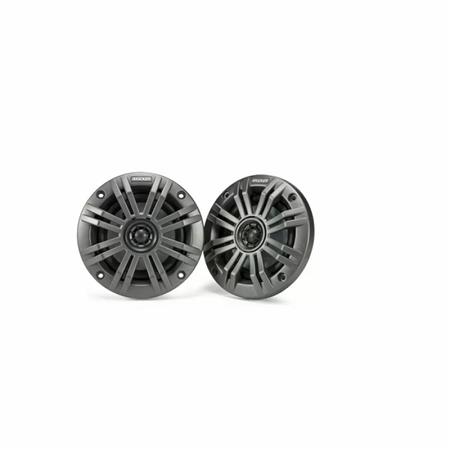 PAR DE ALTIFALANTES DE 4'' KICKER AVEC GRILLES BLANCHES ET NOIRES
