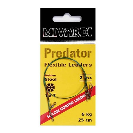 ΠΑΡΆΜΑΛΛΟ MIVARDI WIRE LEADER WITH SWIVEL AND SNAP SWIVEL