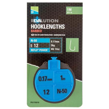 Παράμαλλο Preston Innovations N50 Revalution Hooklengths