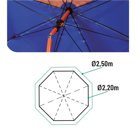 PARAPLUIE COLMIC UMBRELLA WITH TENT