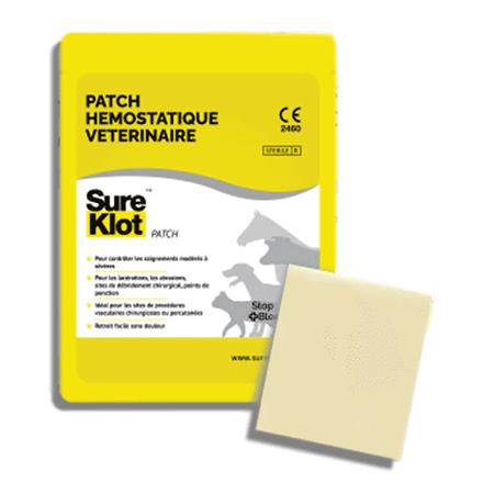 Patch Hémostatique Sure Klot Vétérinaire