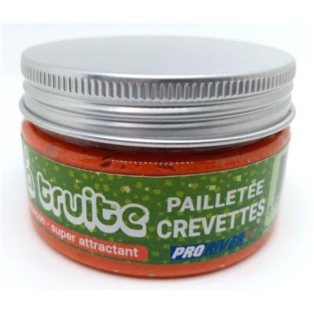 PÂTE À TRUITES PRORIVER PAILLETTÉE XBOOST - CREVETTE