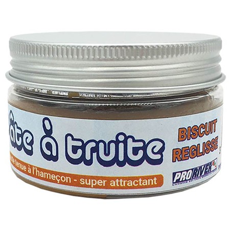 PÂTE À TRUITES PRORIVER XBOOST - BISCUIT RÉGLISSE