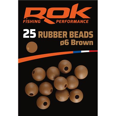 Pearl Rok Fishing Rubber Beads