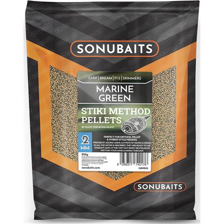 Πέλετ Sonubaits Marine Green Stiki Method Pellets