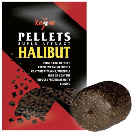 Pellet Προτρυπημένο Carp Zoom Super Attract Halibut - 800G