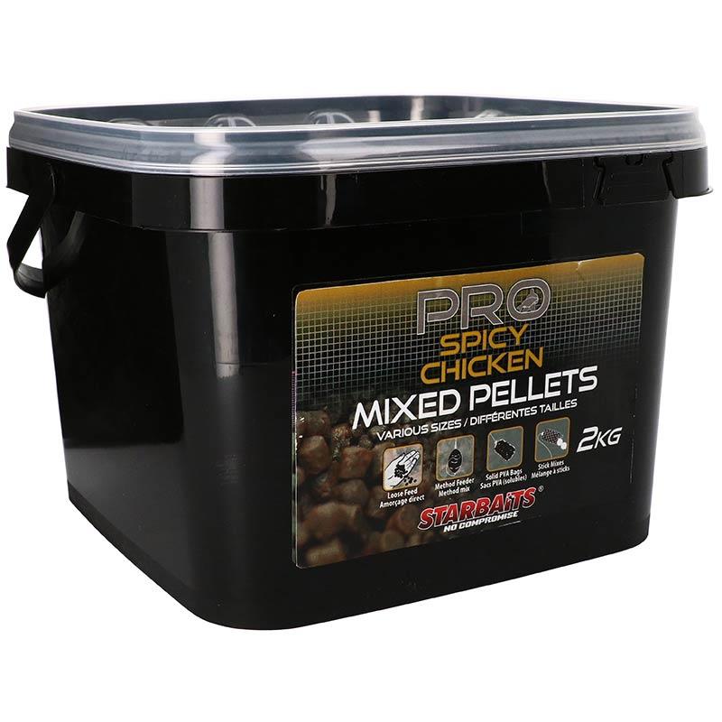 woede Specialist hand Pellet starbaits pro spicy chicken pellets mixed