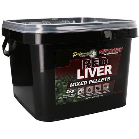 Pelletit Starbaits Performance Concept Red Liver Pellets Mixed