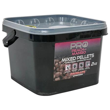 Pelletit Starbaits Pro Peach & Mango Pellets Mixed