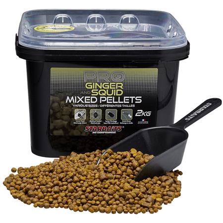 Pellets Starbaits Pro Ginger Squid Pellets Mixed