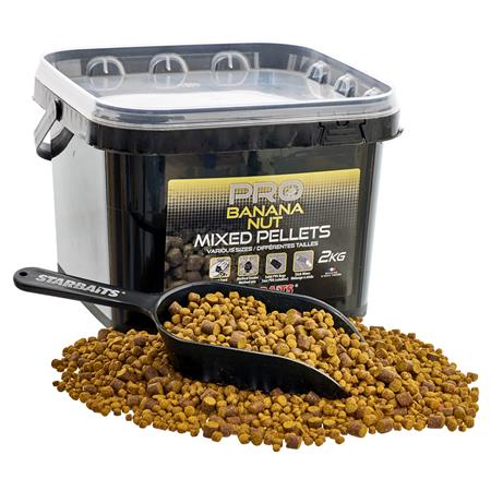 Pelletti Starbaits Pro Banana Nut Pellets Mixed
