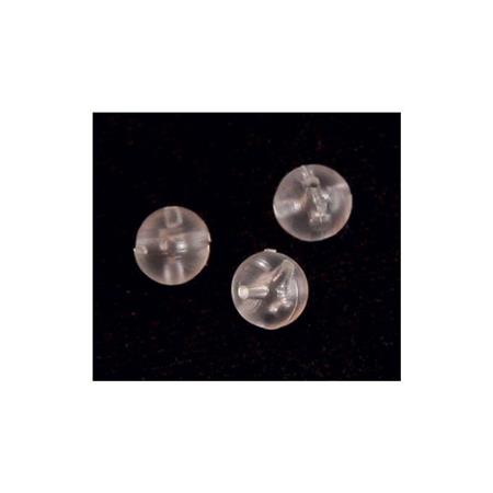 Perla Dura Redondeada Transparente De Doble Agujero Vercelli Arrondies Transparentes Double Trou