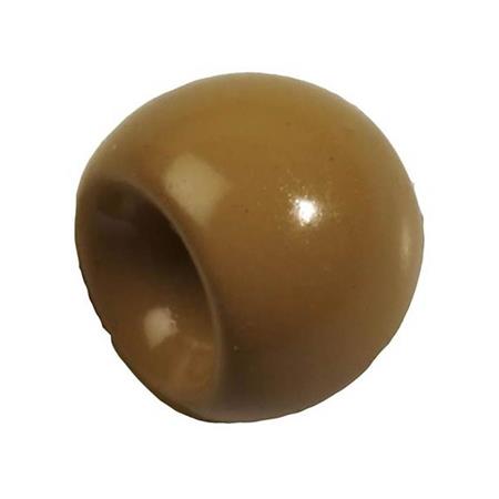 Perla In Ottone Jmc Ninfa Zavorrata Serigrafata - Cioccolato - Pacchetto Di 25