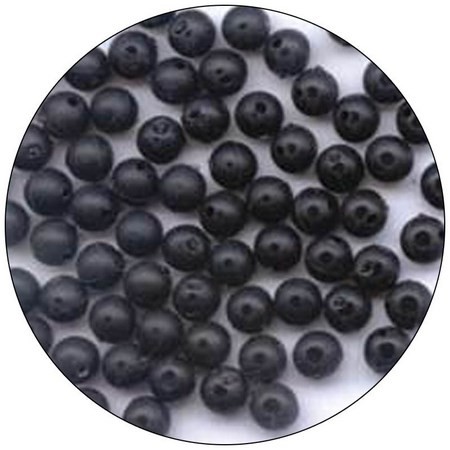Perlas Flashmer Negra Dura - Paquete De 1000