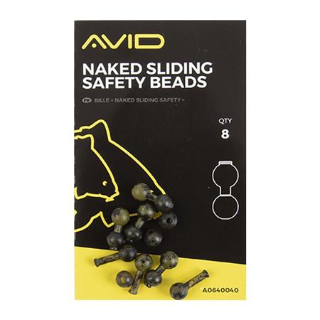 Perle Avid Carp Naked Sliding Safety Beads