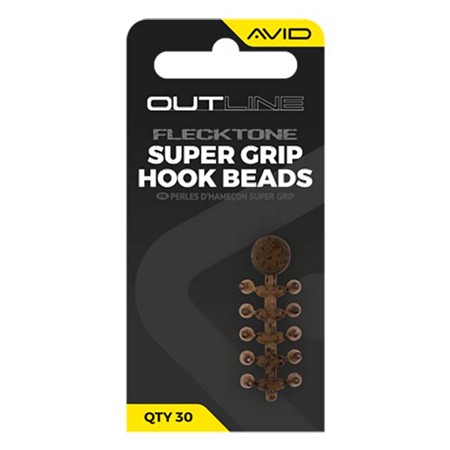 Perle Avid Carp Outline Flecktone Super Grip Hook Beads