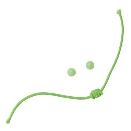 Perle Di Arresto Black Cat Rubber Line Stops - Pacchetto Di 3