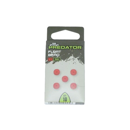 Perle Flottante Fox Rage Predator Float Bead Red - Ø10mm