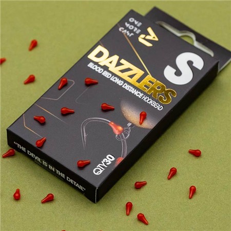Perle One More Cast Dazzlers Blood Red Distance Hookbead