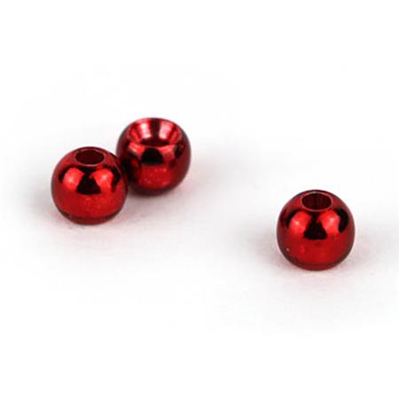 Perle Textreme Brass Beads - Metallisk Rød