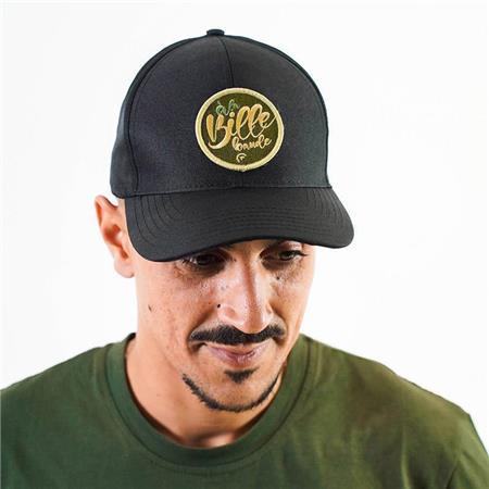 PERSONALIZOWANA CZAPKA WĘDKARSKA SUR VOS TRACES - CZARNY