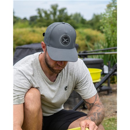 PET FOX MATRIX FADED PRINT CAP - DONKERGRIJS