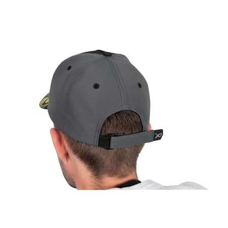 PET FOX MATRIX FADED PRINT CAP - ZWART