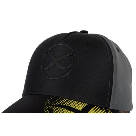 PET FOX MATRIX FADED PRINT CAP - ZWART