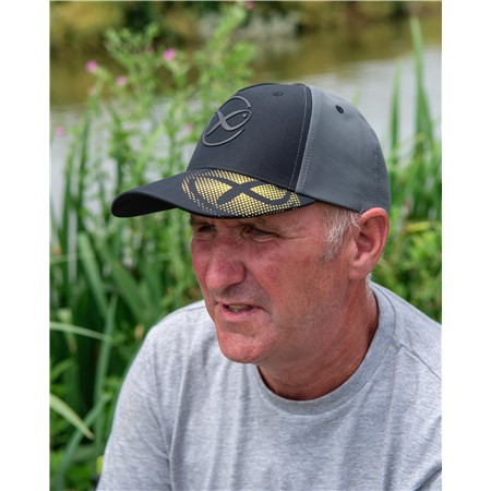 PET FOX MATRIX FADED PRINT CAP - ZWART