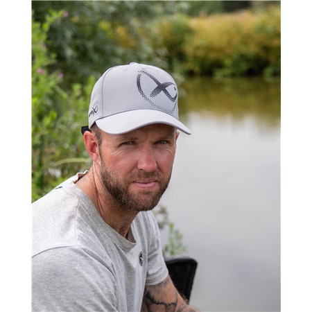 PET FOX MATRIX LARGE PRINT CAP - LICHTGRIJS