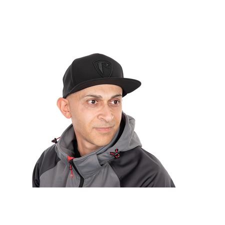 PET FOX RAGE SHIELD FLAT PEAK CAP - ZWART