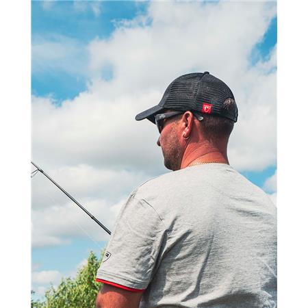 PET VOOR HEREN FOX RAGE VOYAGER DARK GREY CAP - ZWART