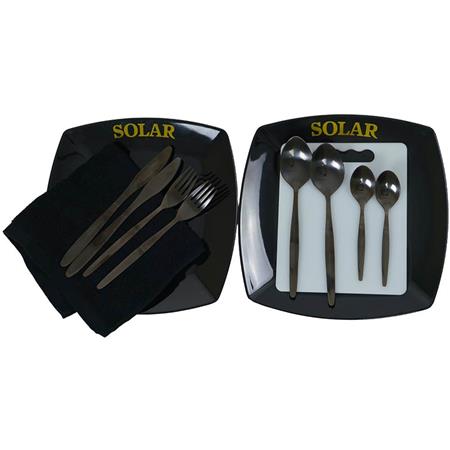 PICNICTASKE SOLAR WORLDWIDE CUTLERY CASE
